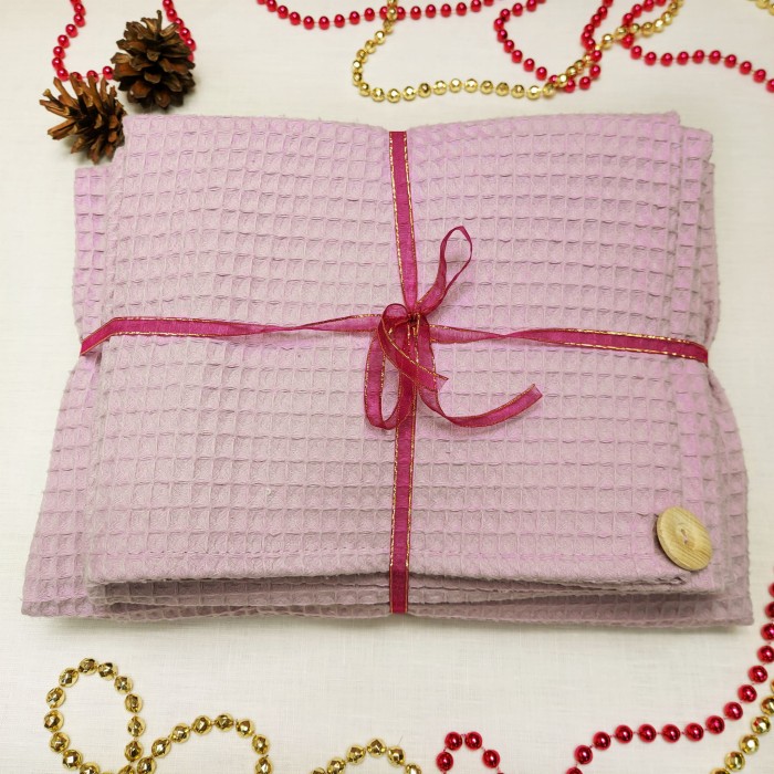 Zestaw do sauny pareo + ręcznik + turban | LINENCHARM