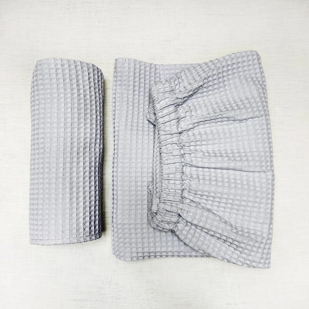 Zestaw do sauny kilt + ręcznik, Jasno Szary | LINENCHARM
