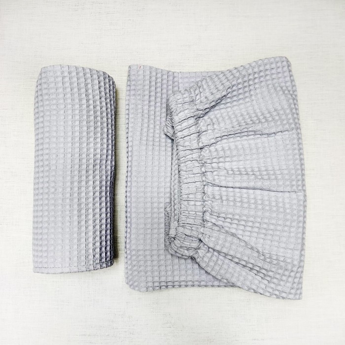 Zestaw do sauny kilt + ręcznik, Jasno Szary | LINENCHARM