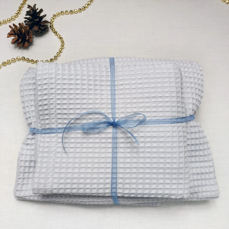 Zestaw do sauny kilt + ręcznik, Jasno Szary | LINENCHARM