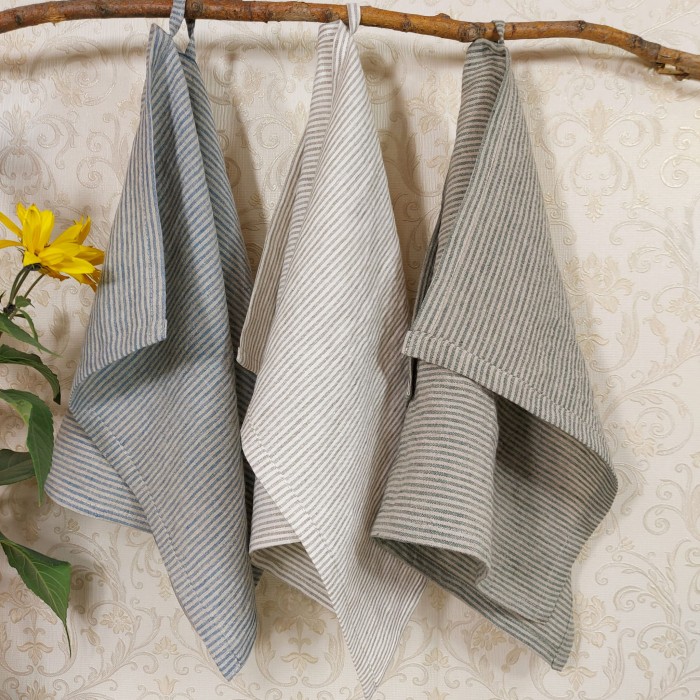 Ręcznik lniany kuchenny, zestaw 3 szt. LINENCHARM