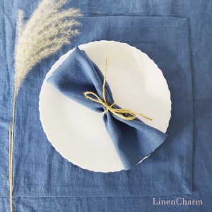 Lniana Serwetka Denim