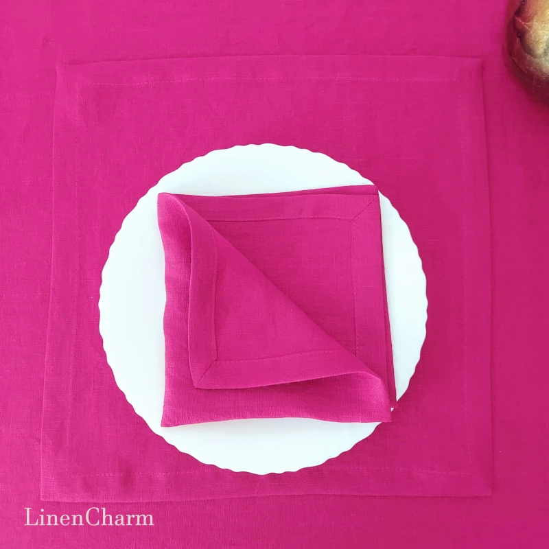 Serwetki lniane, serwetki na stół