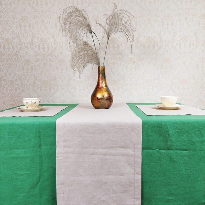 Lniany Bieżnik Naturalny