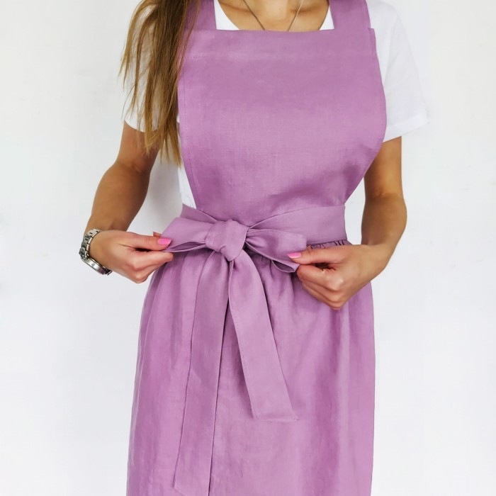 Lniana zapaska, fartuszek lniany