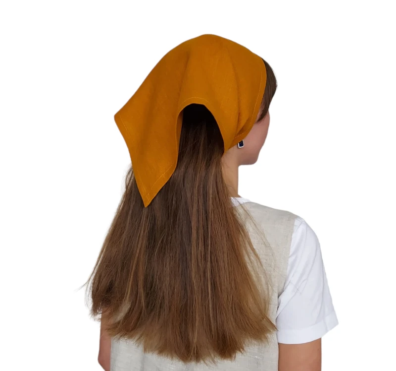 Bandana, chustka, lniana chustka