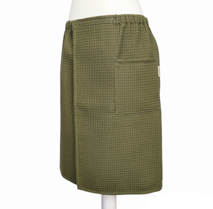Męski kilt do sauny wafel bawełna