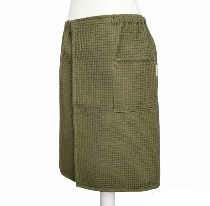 Męski kilt do sauny wafel bawełna