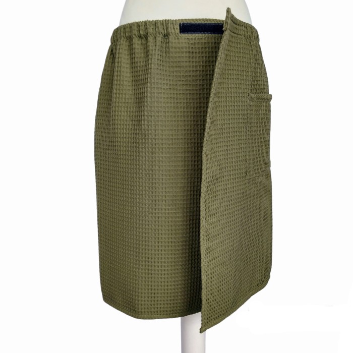 Męski kilt do sauny wafel bawełna
