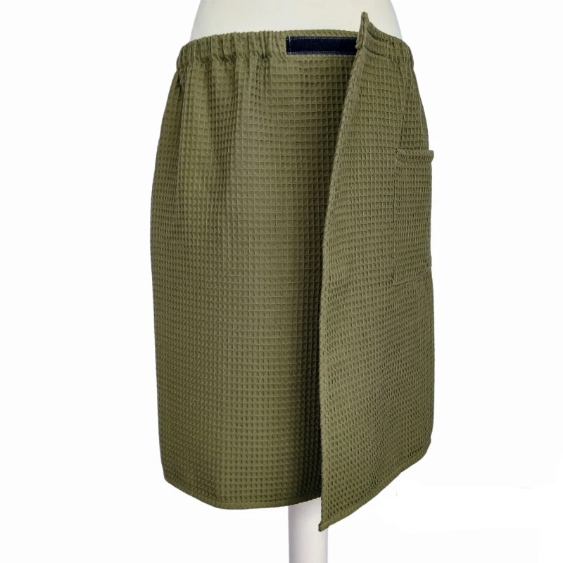 Męski kilt do sauny wafel bawełna