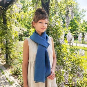 Lniany szal, Szalik Denim