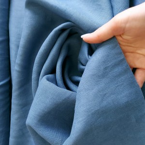 Tkanina lniana denim