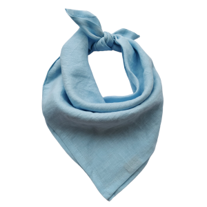 Niebieska chustka bandana