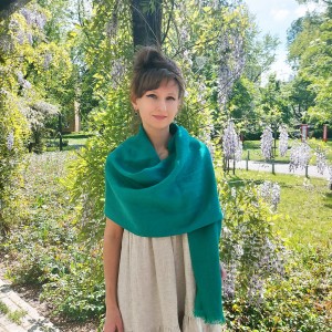 Lniany szal