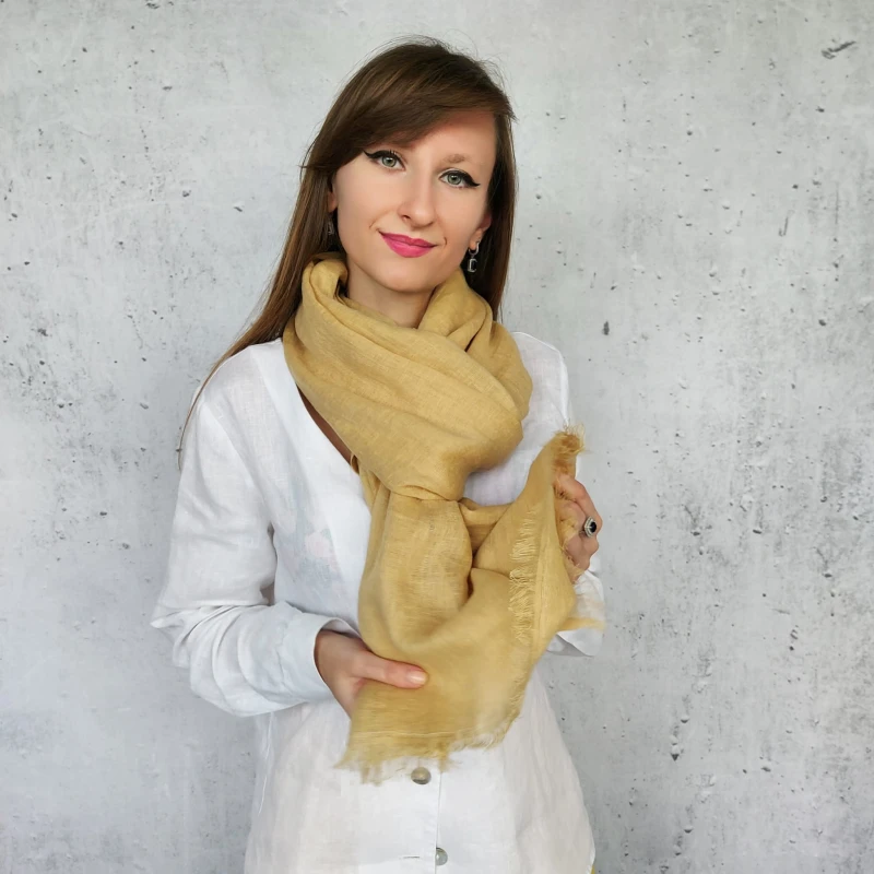 Lniany Szalik