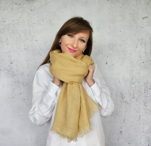 Lniany Szalik