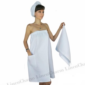 Zestaw do sauny pareo + ręcznik + turban