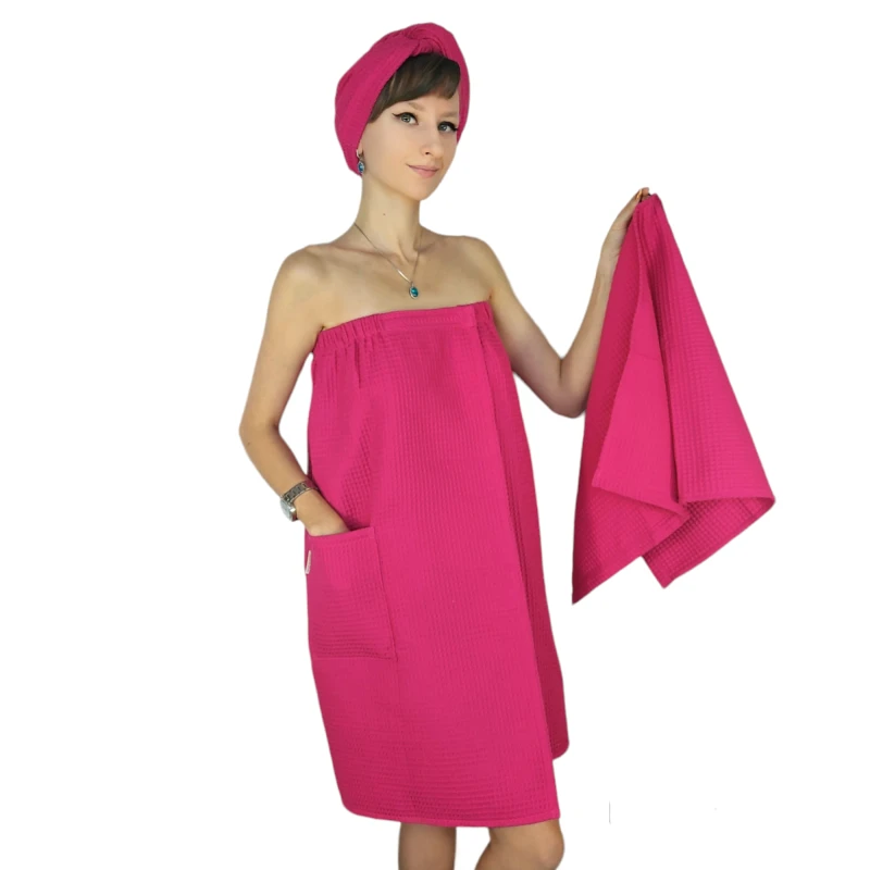 Zestaw do sauny pareo + ręcznik + turban