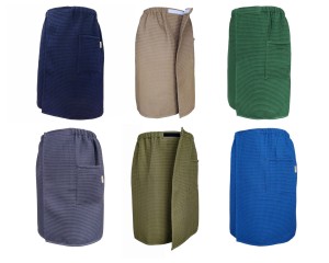 Męski Kilt, Ręcznik do Sauny Spa LinenCharm