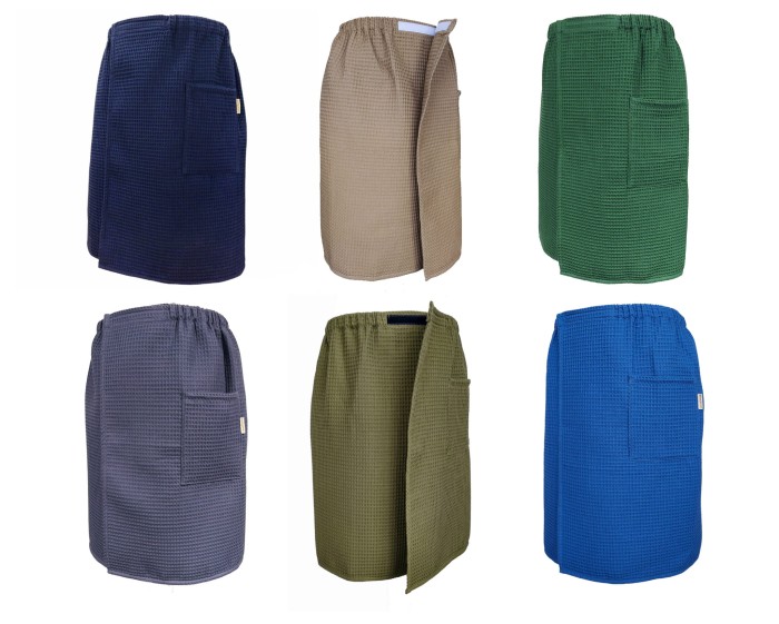 Męski Kilt, Ręcznik do Sauny Spa LinenCharm