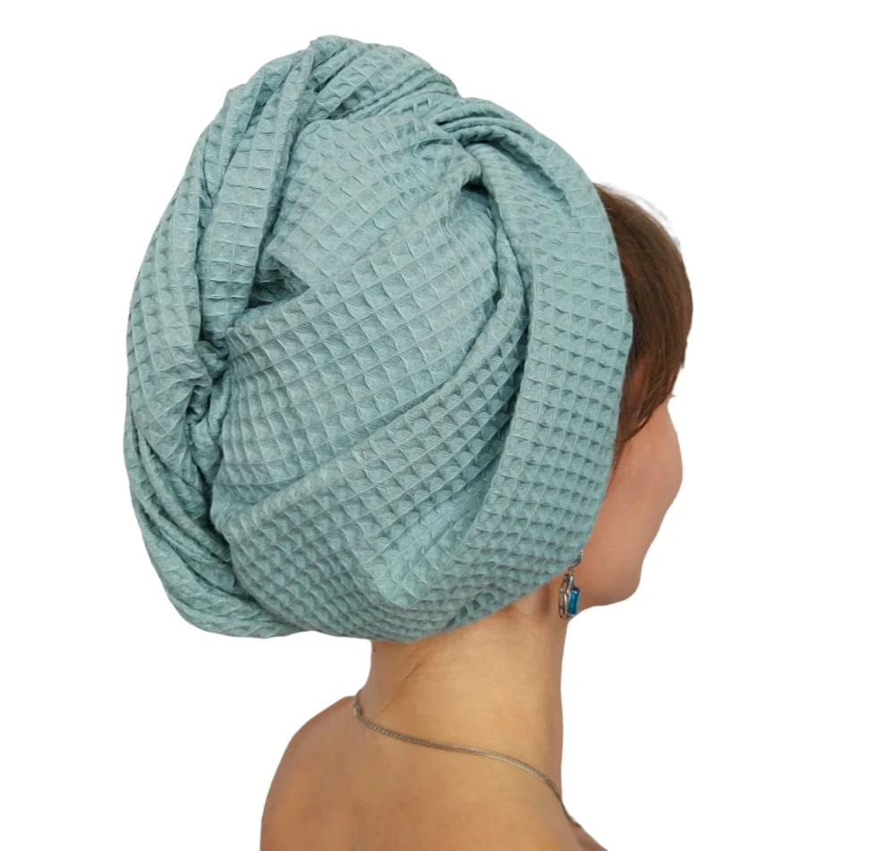 Ręcznik do włosów turban na głowę