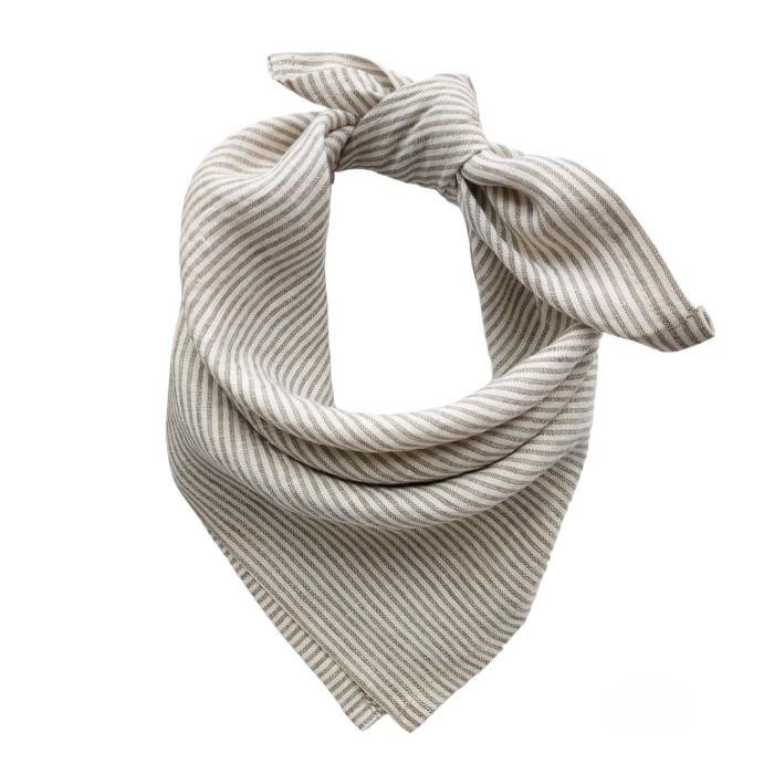 Bandana w  Beżowe Paski
