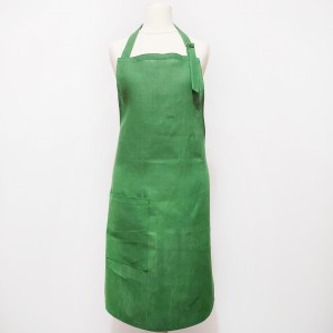 Fartuch lniany zielony 60 x 80 cm | LINENCHARM