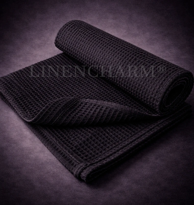 LC Black Bath Towel LinenCharm.jpg