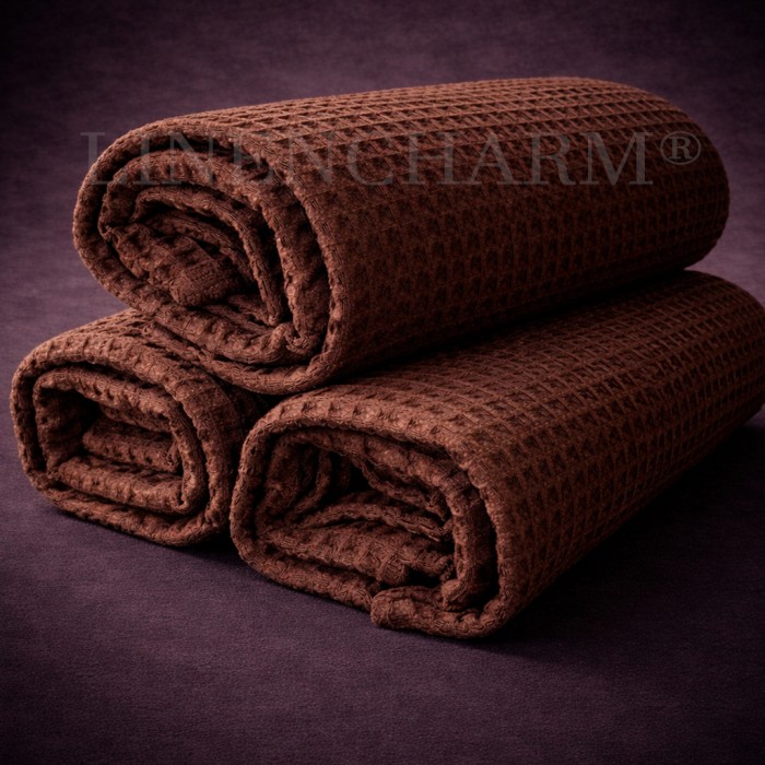 LC Chocolate Bath Towel LinenCharm 01.jpg