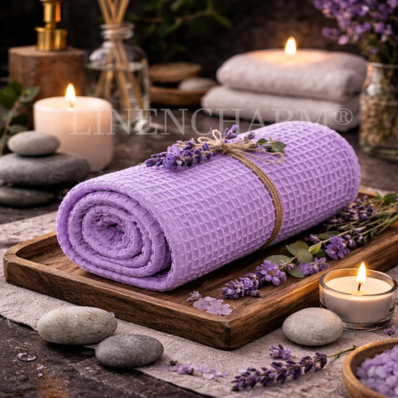 LC Lilak Bath Towel LinenCharm 01.jpg