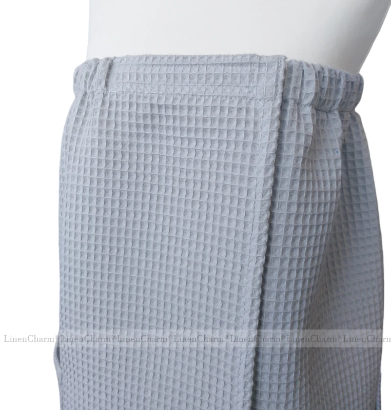 Cotton towel wrap for women light grey LC 04.jpg