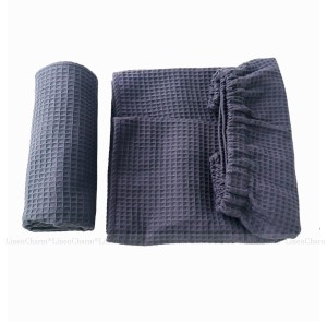 Sexy Sauna SET  towel wrap for men, anthracite color, LinenCharm 05.jpg