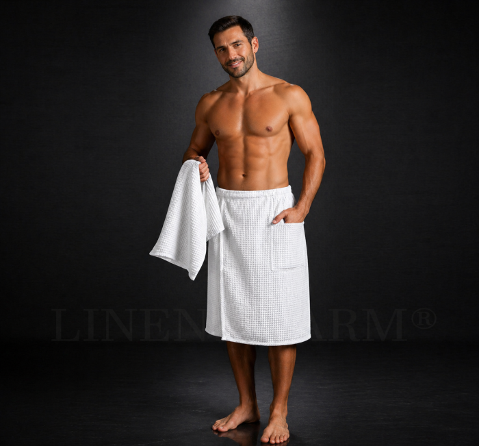 White Set Sauna Towel Wrap LC.png