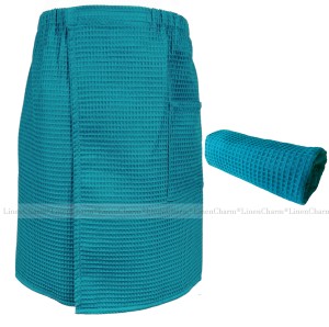 Sea Blue Towel Wrap Set Kilt 01.jpg