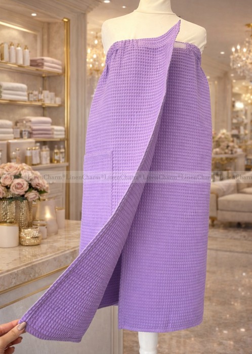 Lilac Cotton Towel Wrap for Women LC 03.jpg
