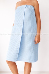 Light Blue towel Wrap for Women LinenCharm 02.jpg