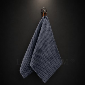 Sauna hand towel anthracite color, LinenCharm Anthracite.jpg