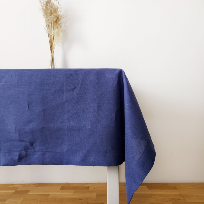 Lniany obrus granatowy 185g/mb LINENCHARM