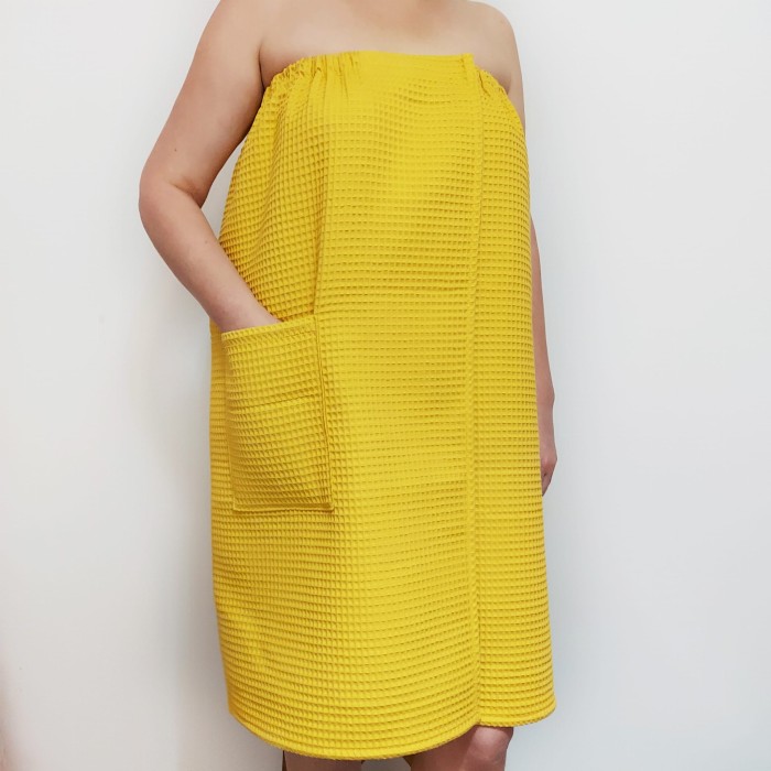 Pareo żółte do sauny