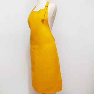 Fartuch lniany żółty 60 x 80 cm | LINENCHARM