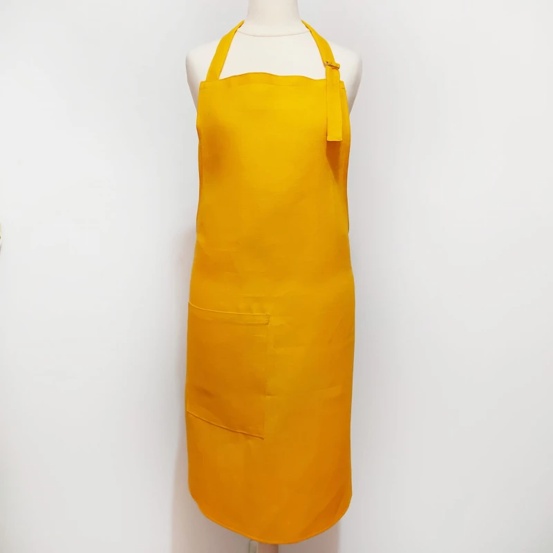 Fartuch lniany żółty 60 x 80 cm | LINENCHARM